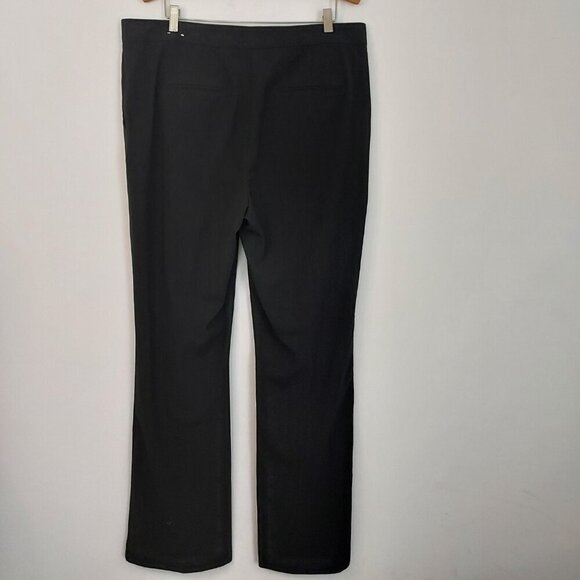 Ann Taylor High Rise Straight Leg Tall black Trousers Size 18T - Picture 3 of 11